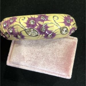 Camrose & Kross Stamped JBK Jackie Kennedy Bangle bracelet.